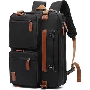 3in1 Laptop Backpack,17.3 inch Laptop Bag for Men Women Briefcases Messenger Bag